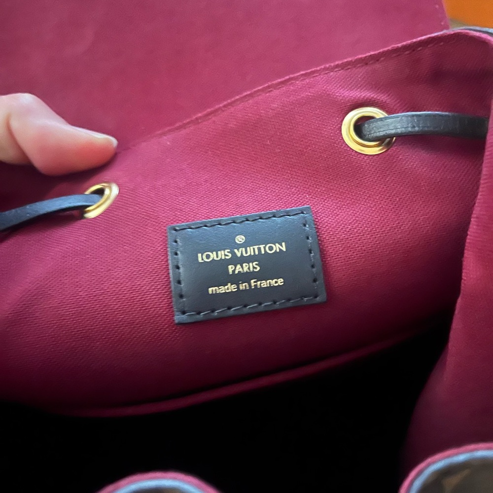 Louis Vuitton Brown and Black Monogram Backpack - Picture 6 of 7